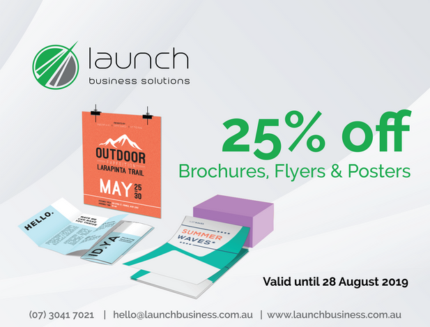 25% off Brochures, Flyers & Posters
